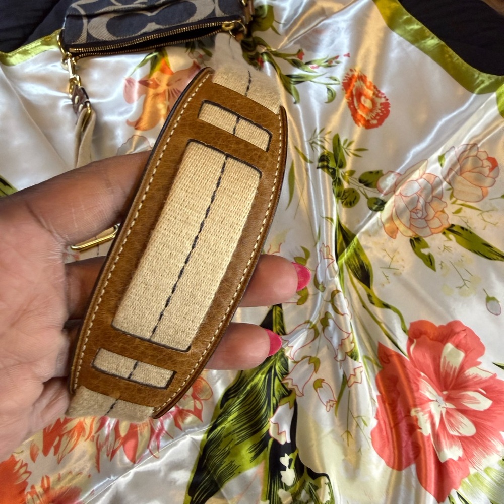 Coach Signature Denim Crossbody Bag - Picture 13 of 16
